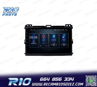 RADIO GPS ANDROID 12 PARA TOYOTA LAND CRUISER 02-09