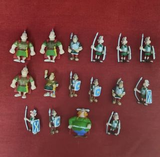 Lotto 15 Mini Figure Asterix Obelix Romani