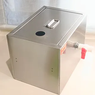 Separador de grasas comercial VEVOR acero inox.