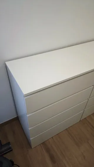URGE VENDER - Cómoda Malm 4 cajones 80x100