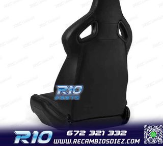 ASIENTO BAQUET UNIVERSAL CUERO NEGRO ESTILO SPORTSTER