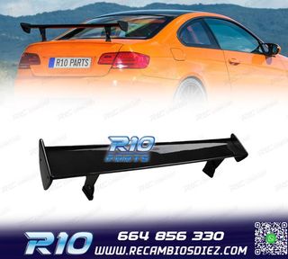 ALERON SPOILER BMW E46 CABRIO 03-07 LOOK GTS NEGRO BRILLO