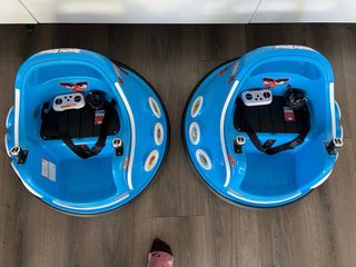 Coche de choque eléctrico azul