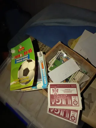Tarjetas de fútbol Magic-Card 94-95, 95-96, 97-98