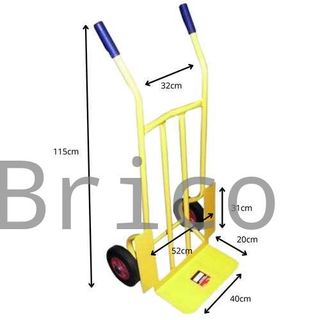 Carretilla Almacén Rueda Maciza 300 Kg