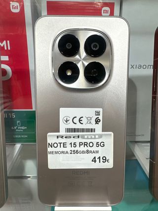 Xiaomi Redmi Note 15 Pro 5G 256GB Plata