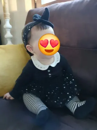 Disfraz Brujita Bebé Estrellas