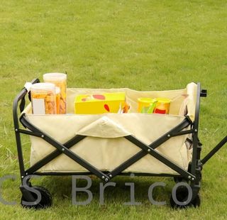 Carro Acero Playa Plegable 50 Kg - 75x53x48 cm