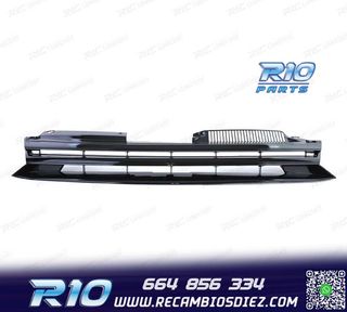 PARRILLA VOLKSWAGEN VW GOLF 6 08-12 NEGRO BRILLO SIN LOGO