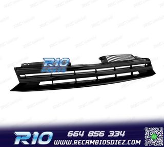 PARRILLA VOLKSWAGEN VW GOLF 6 08-12 NEGRO BRILLO SIN LOGO