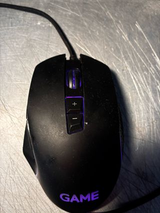 Ratón Gaming Negro Retroiluminado