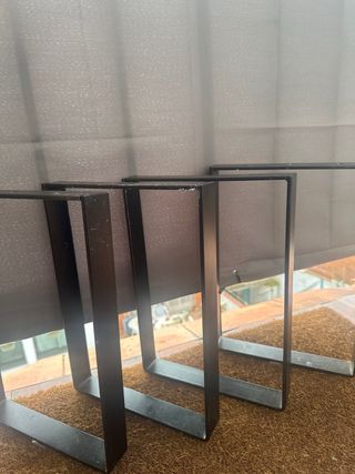 Patas para mesa baja de metal
