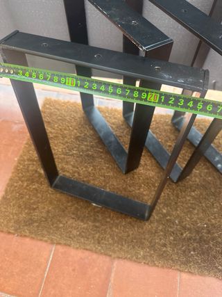 Patas para mesa baja de metal