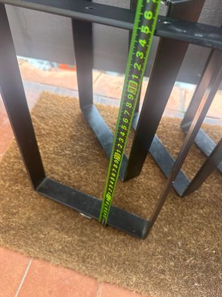 Patas para mesa baja de metal