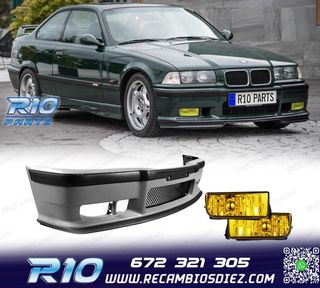 PARAGOLPES + NIEBLAS BMW E36 LOOK M3 AMARILLO