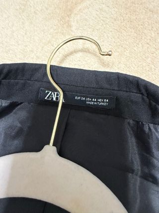 Americana Negra Básica Zara Man Talla 54