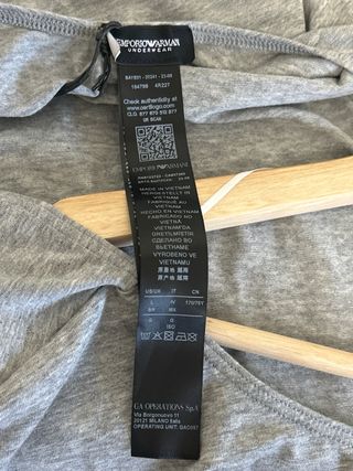 Body Emporio Armani Gris