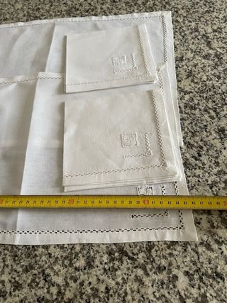 Set 2 Tovagliette Americane Lino Ricamate