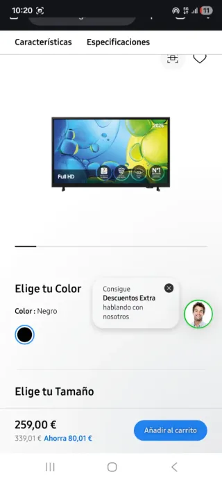 TV Samsung Full HD 32 F6000