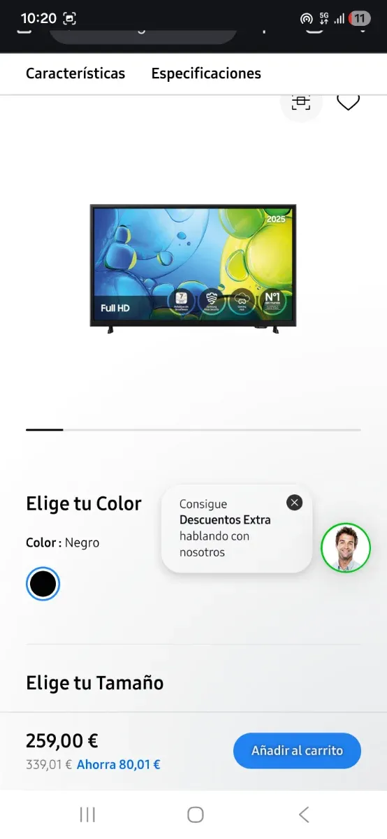 TV Samsung Full HD 32 F6000