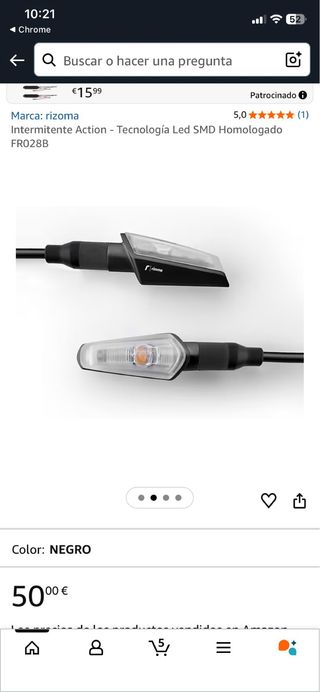 Intermitentes LED Moto (4uds)