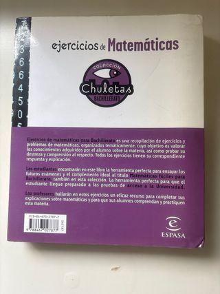 Ejercicios matemáticas para bachillerato