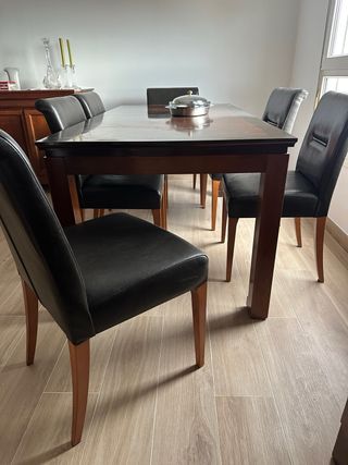 Mesa comedor con Seis Sillas