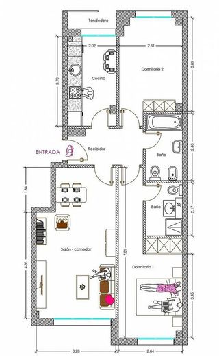 Piso en venta en Valdenoja - La Pereda en Santander