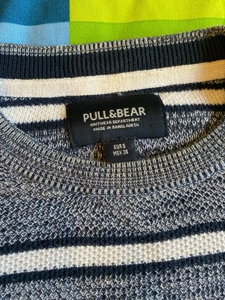 Jersey Pull&Bear Rayas Gris y Blanco