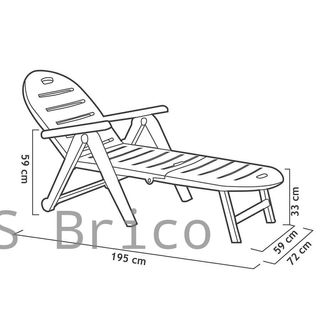 Tumbona Caimán Verde