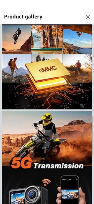 iZEEKER iA400 Action CAM 4K 20MP, 40M Underwater C