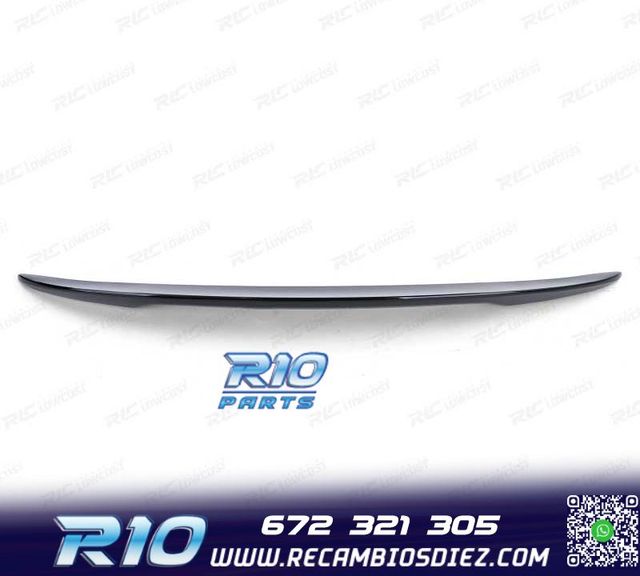 ALERON SPOILER BMW E92 LOOK M PERFORMANCE NEGRO BRILLO