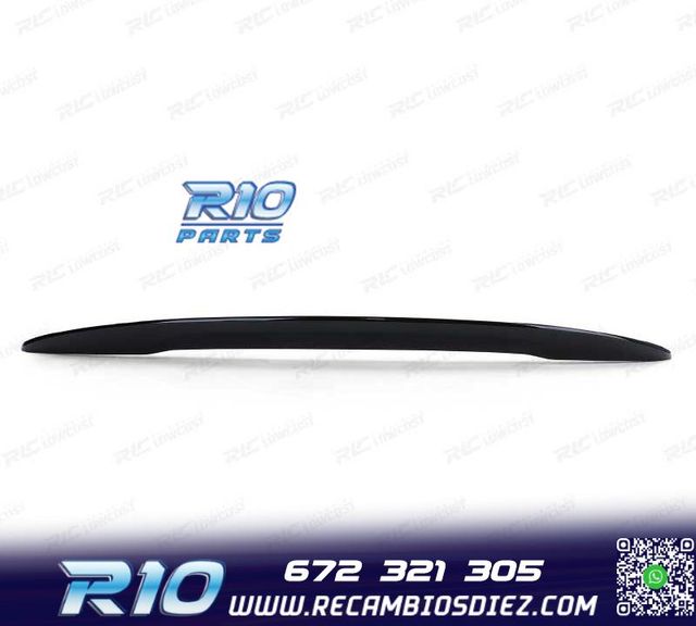 ALERON SPOILER BMW E92 LOOK M PERFORMANCE NEGRO BRILLO