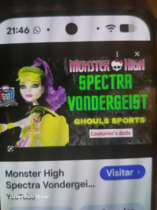 Raqueta Monster High Spectra Vondergeist