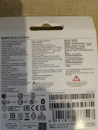 Xiaomi Redmi Buds 6 Active Blancos