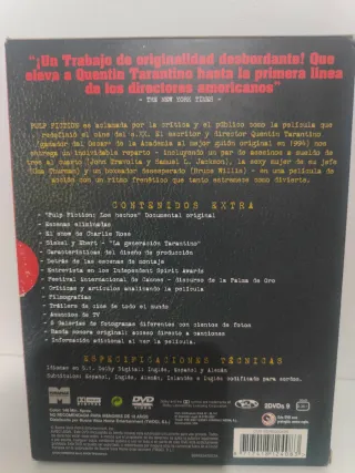 Pulp Fiction DVD Edición Coleccionista