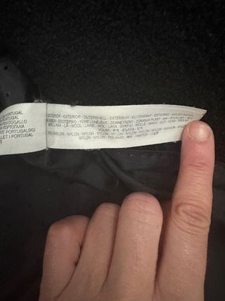 Abrigo lana Massimo Dutti negro