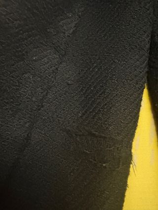 Abrigo lana Massimo Dutti negro