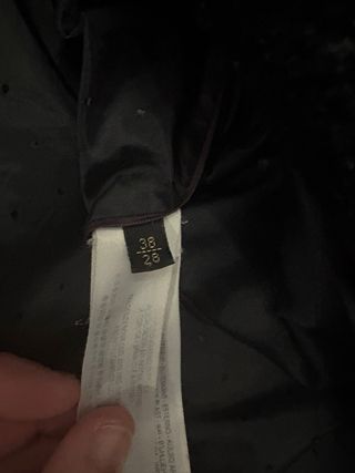 Abrigo lana Massimo Dutti negro