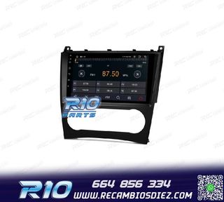 RADIO GPS ANDROID 13 PARA MERCEDES CLASE C W203 CLK W209 G W