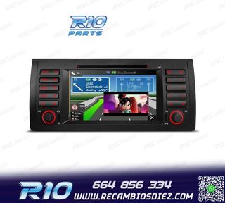 RADIO GPS ANDROID 12 QUAD CORE BMW X5 E53 99-06