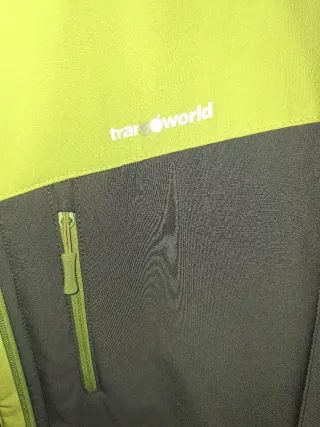 Chaqueta Softshell Trangoworld Gris/Verde
