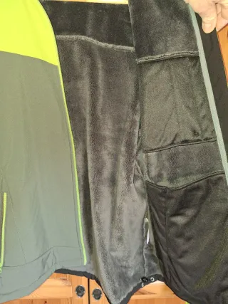 Chaqueta Softshell Trangoworld Gris/Verde