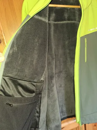 Chaqueta Softshell Trangoworld Gris/Verde