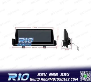 RADIO GPS ANDROID 14 BMW E90 E91 E92 E93 08-12 SIN PANTALLA