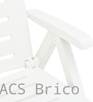 Tumbona Plegable Smeraldo con Ruedas Blanca