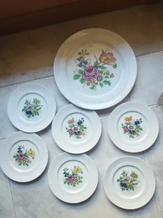 Servizio piatti Melitta floreale