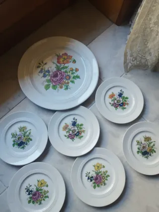 Servizio piatti Melitta floreale