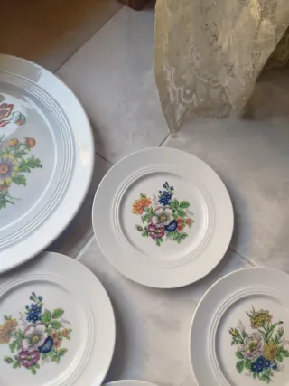 Servizio piatti Melitta floreale