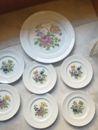 Servizio piatti Melitta floreale